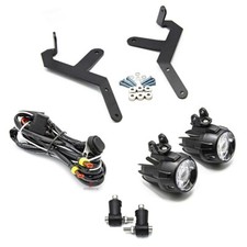 KIT 2 Phares additionnels 40w 6000LM KTM 1290 ADVENTURE + CABLAGE + SUPPORT