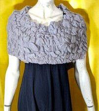 👕 Valeur 70 Euros Myrine Antwerp Neuf 👕 Cache épaule col tricot gris femme