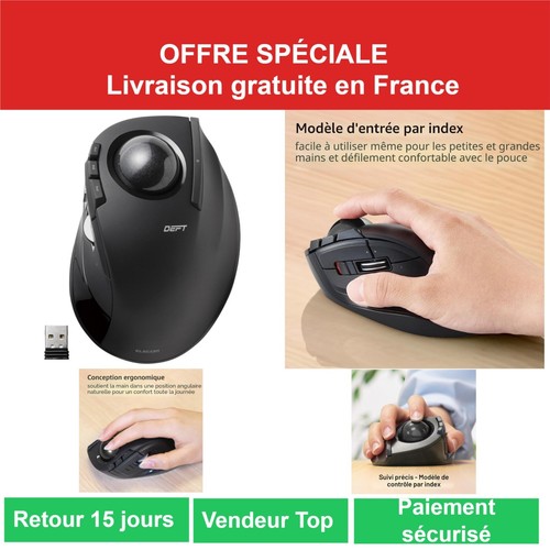 Elecom deft souris trackball - souris,