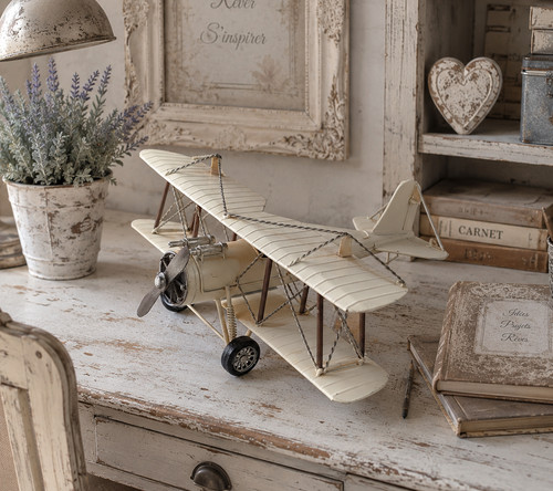 Grande maquette avion biplan - grande,