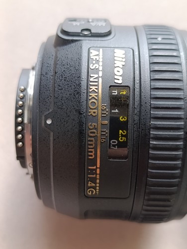 Nikon nikkor 50mm 1 - af-s, f/1,4g