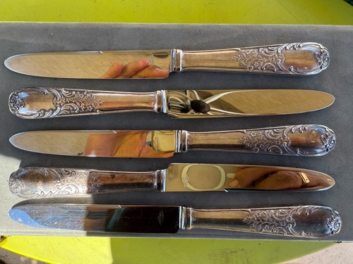 Argenterie couteaux table - argenterie, 6