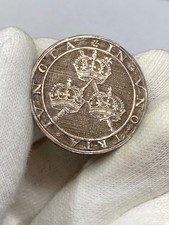 Charles I and Henrietta Maria silver jeton by Simon van de Passe circa 1630