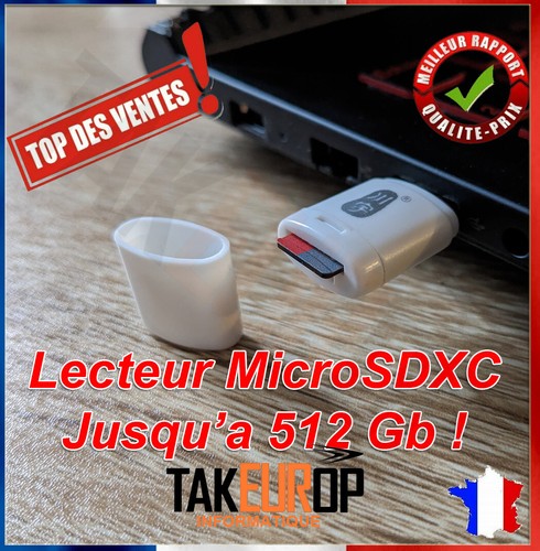 Lecteur carte micro sdhc - lecteur, de