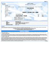 billet concert CALOGERO à l'AGORA d'AGEN au premier rang