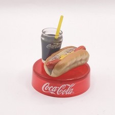Figurine Coca-Cola Graffiti Oldies en verre et hot-dog en forme de cloche...
