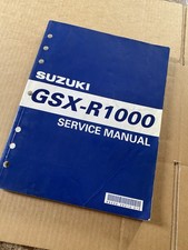SUZUKI GSX-R1000 SERVICE MANUAL 99501-39240-01E K1 K2 2001 2002 GSXR K3 GENUINE