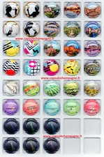 Generic Champagne Capsules LOT OF 6 Series 