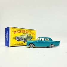 Matchbox Lesney 33b Ford Zephyr 6 SPW Boxed Regular Wheels