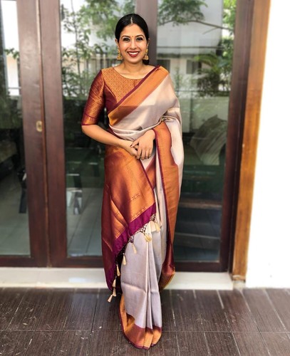 Sari ethnique georgette - sari,