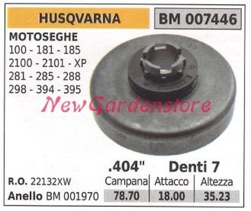 Pignon husqvarna moteur scie - moteur,