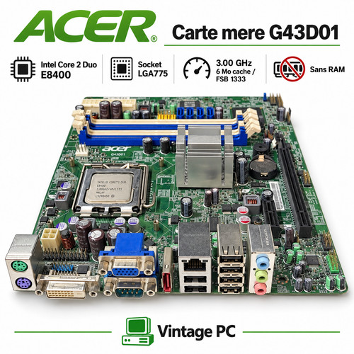 Carte mere acer g43d01 intel - mere,