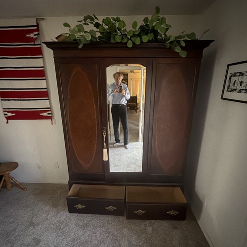 English armoire wardrobe - english,