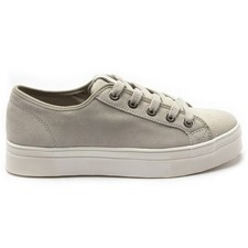 Baskets grises Flatform sleek