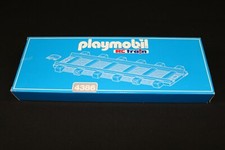 ZB336 Playmobil RC train rail 4384 BOITE VIDE EMPTY BOX rail droit 1997