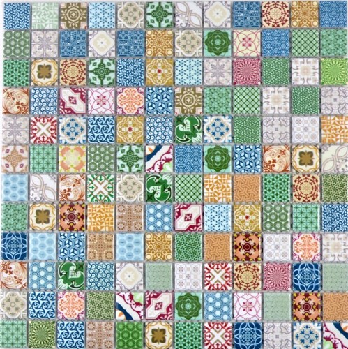 Carrelage mosaïque rétro - carrelage,