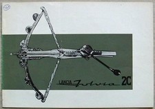 LANCIA FULVIA 2C 4 Door Saloon Car Sales Brochure Oct 1964 #n.147.10.64