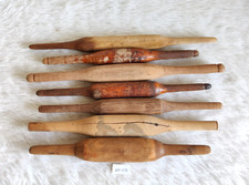Roulette À Pain En Bois Artisanale Antique Décor De Cuisine De Ferme 7Pcs WN436
