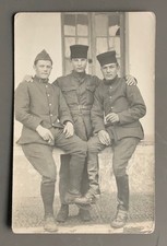 Antique 1921 MEN Military Gay PHOTO CARD