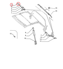 Vis Pour Capote Fiat Punto