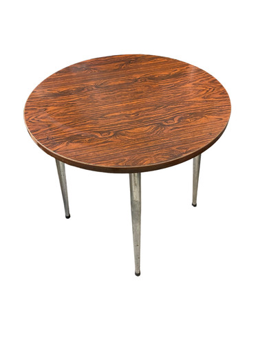 Ancienne table ronde design - ronde,