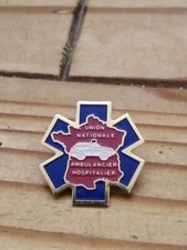 Pin's Pins Pin Enamel@ Associations Union Nationale "AMBULANCIER HOSPITALIER"