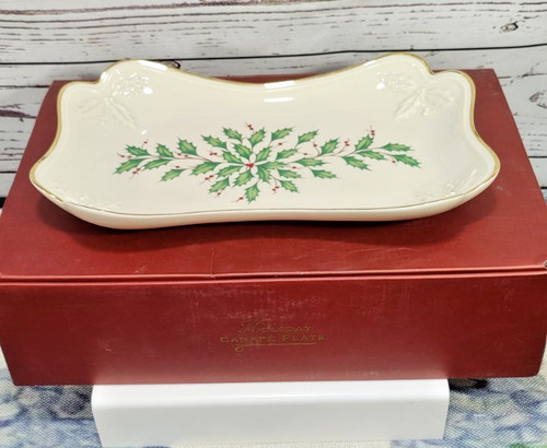 Vintage lenox holiday canape - vintage,