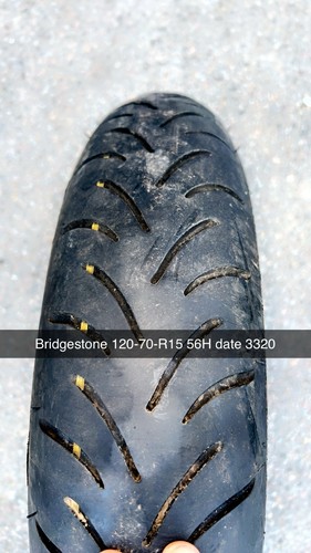 Pneu bridgestone 120 r15 - pneu,