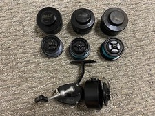 Vintage Garcia Mitchell 3-0-1 RH Retrieve Spinning Reel With 3 Extra Spools