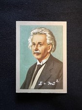 C. 1960 JACQUES CHOCOLAT ALBERT EINSTEIN CARD SGC POP 3 (MILLHOFF)