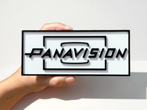 Plaque logo panavision 3d - logo,