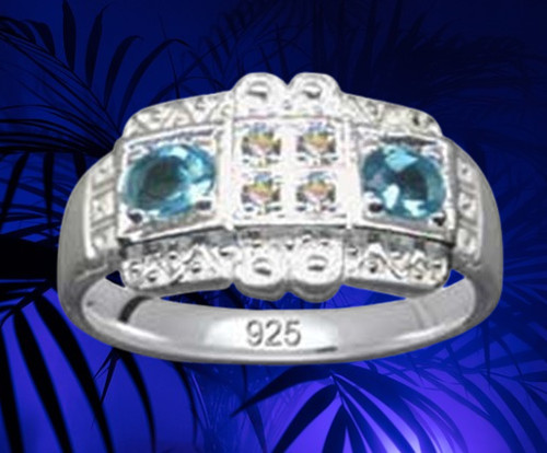 Design art déco bague - i, i