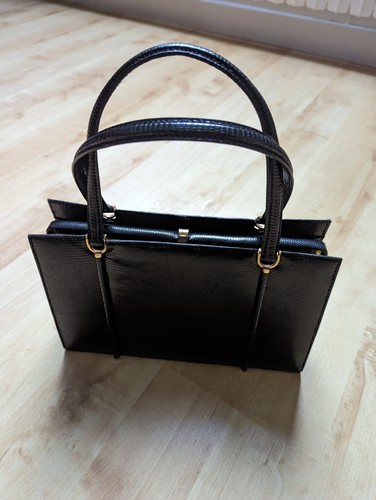 Vintage sac main lezard - vintage, à