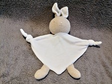 Doudou plat lapin beige créme