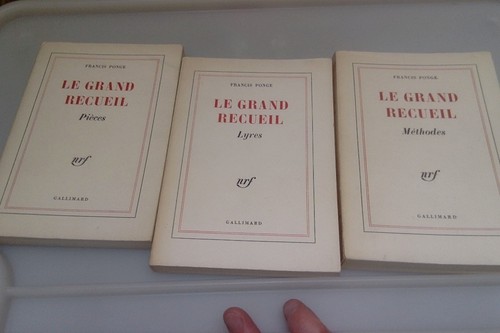 Francis ponge grand recueil - francis,