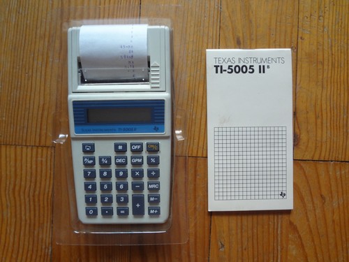 Texas instrument 5005 - 5005, ii