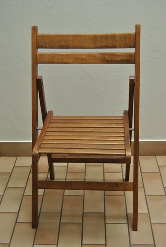 Chaise pliante bois jardin