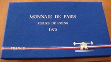 MONNAIE DE PARIS FRANCE 1975 HERCULE SET 9 PIECES ALL ORIGINAL 50 FRANCS SILVER