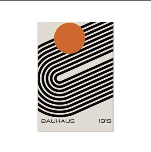 Affiche poster mural bauhaus - poster,