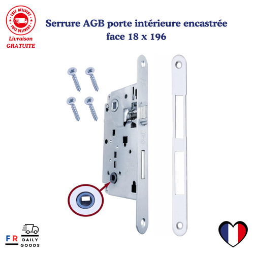Serrure agb porte - agb, intérieure