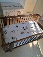 Lit Bebe Evolutif+ Matelas+5 Equipements De Lit