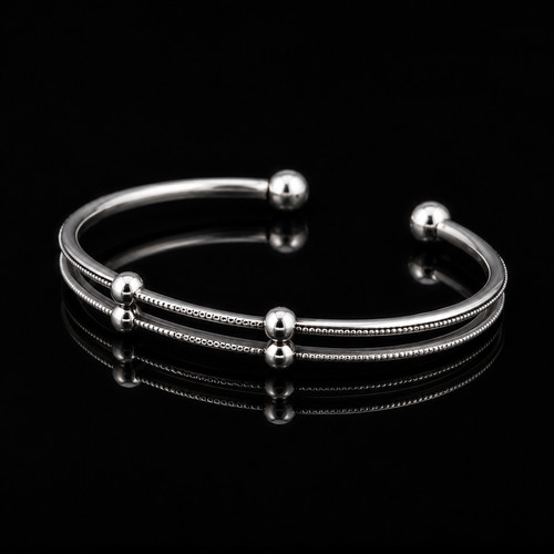 Bracelet bague manchon ouvert - bracelet,