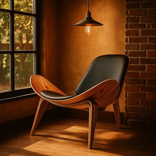 2026 hans wegner shell lounge - hans,