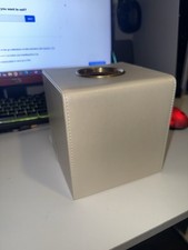 Lite Grey Leather Patchwork Tissue Box,Tissue Holder