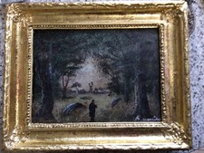 Tableau huile toile paysage