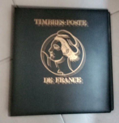 Classeur timbres france noir - classeur,
