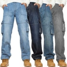 Hommes Jean Cargo Pantalon