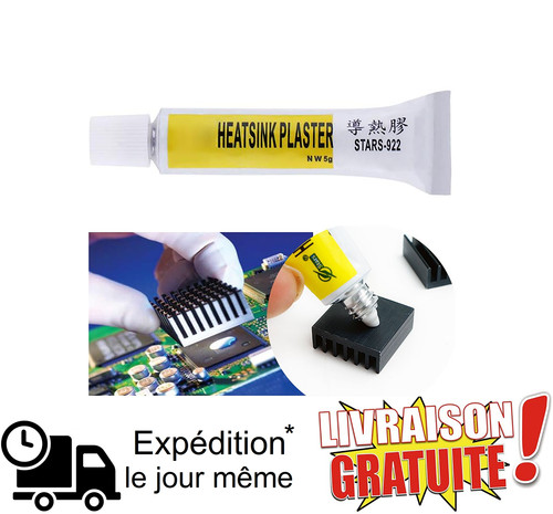 Pâte thermique adhesive colle - pâte,