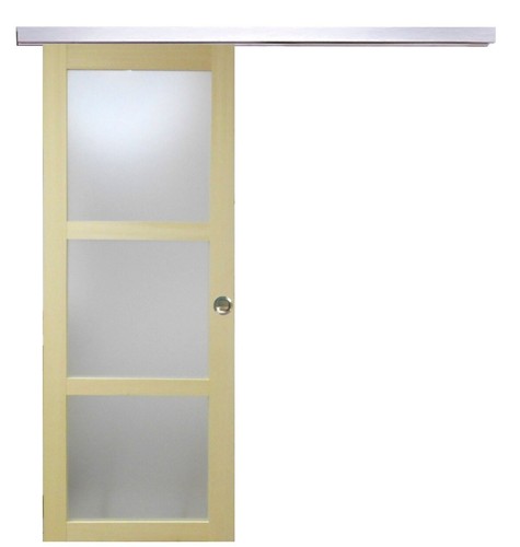 Porte coulissante bois - porte,