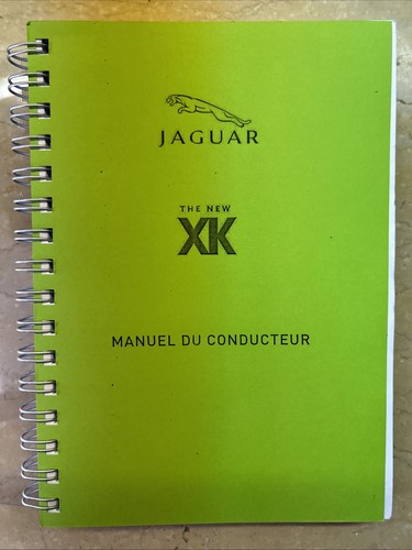 Manuel conducteur jaguar - manuel, du